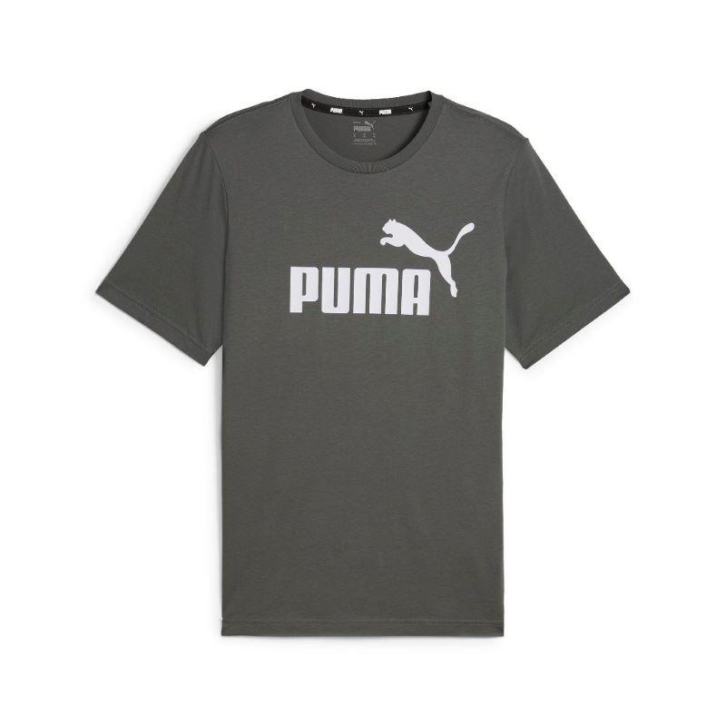 Camiseta manga corta PUMA ESSENTIALS LOGO gris 586667-69