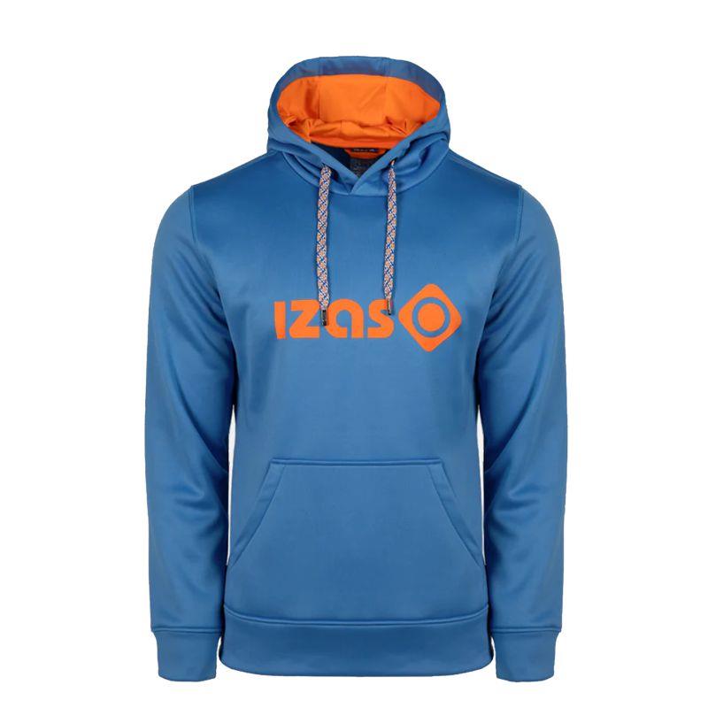 Sudadera con capucha IZAS DUERO azul y naranja