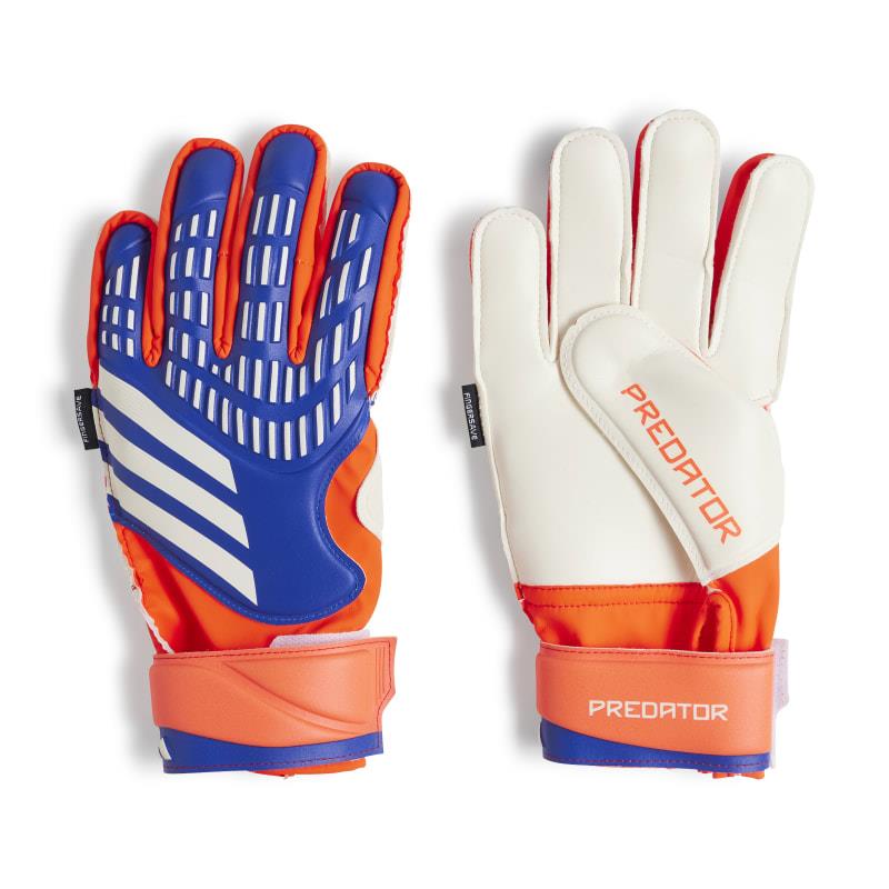 Guantes de portero de niño ADIDAS PREDATOR GL MTC FINGERSAVE azul y rojo IX3875