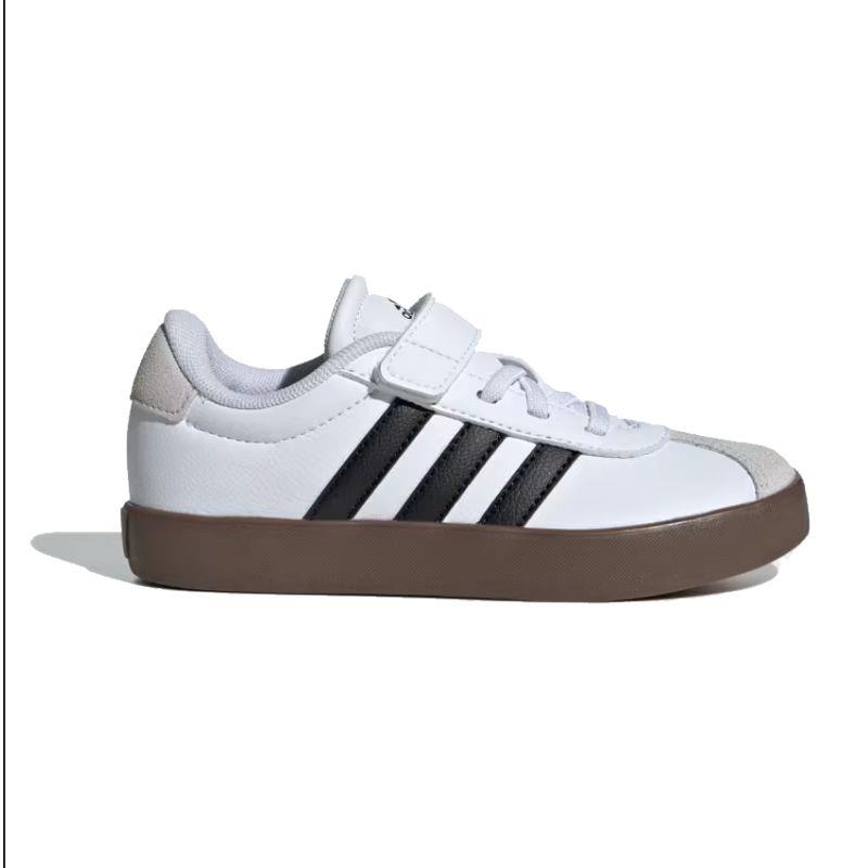 Zapatillas de niño ADIDAS VL COURT 3.0 blanca y negra ID9155