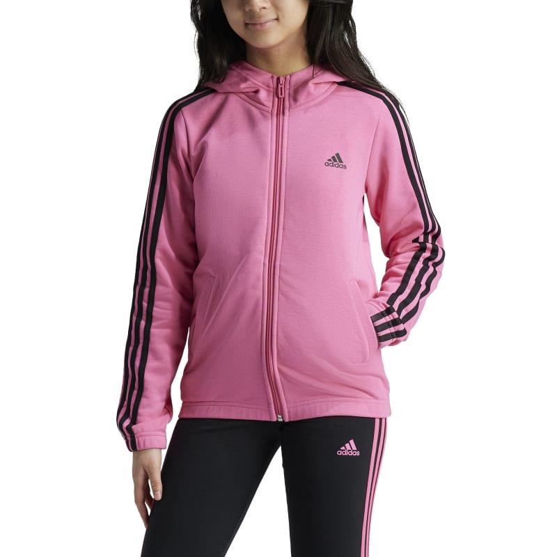 Chaqueta de niña ADIDAS ESSENTIALS 3S rosa IZ3465